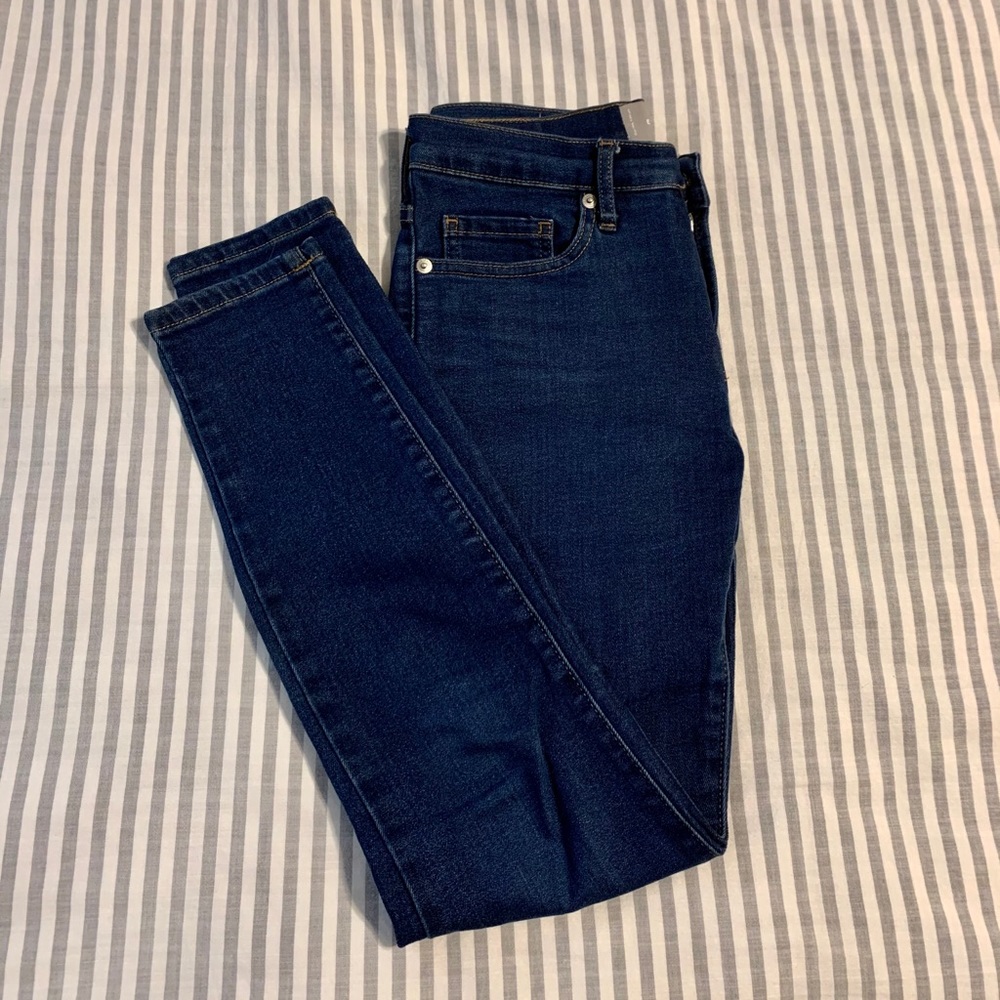 Everlane mid-rise stretchy skinny jeans (25 ankle)